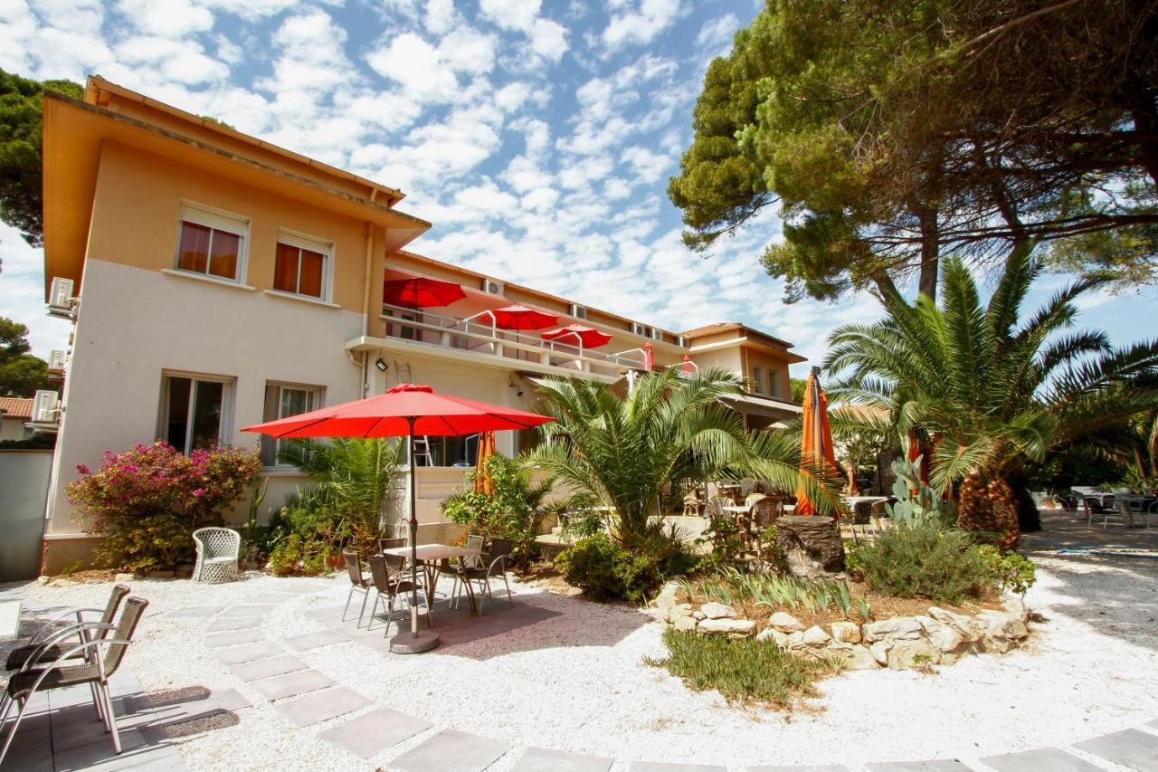 Logis Hotel Restaurant Le Kalliste Hyères Exterior foto